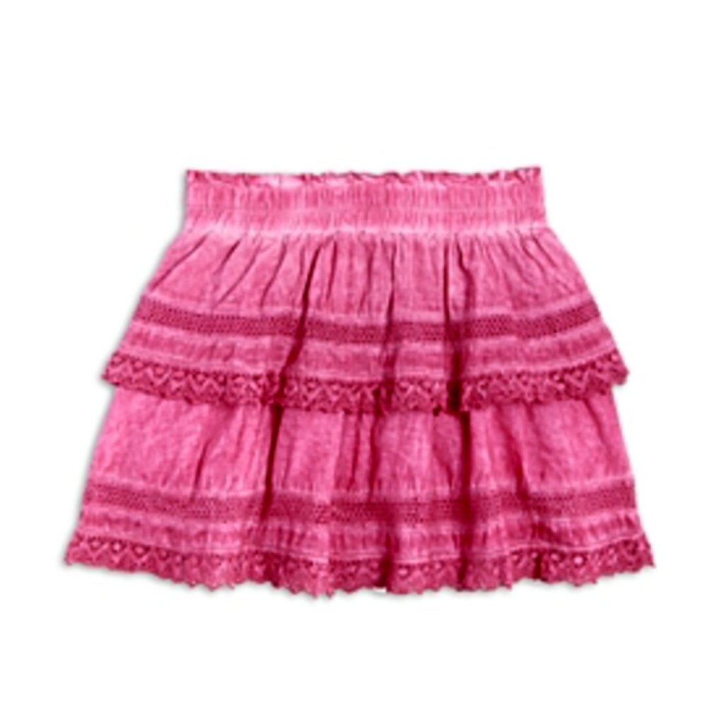 KATIEJNYC Girls' Ashley Overdyed Ruffle Skirt